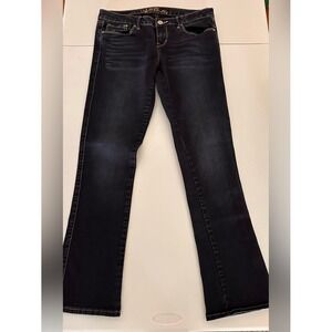 Wallflower Black Flare Jeans with Faded Detail